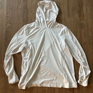 Peter Millar White Hooded Sun Shirt